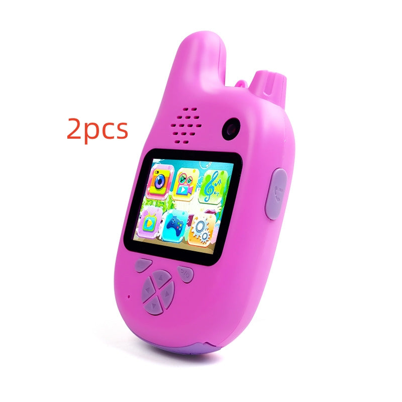 2-in-1 Mini Walkie-Talkie With Camera – HD Communication Toy for Kids