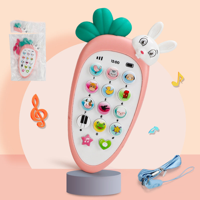 Interactive Baby Electronic Mini Phone Toy: Music, Learning & Simulation Fun