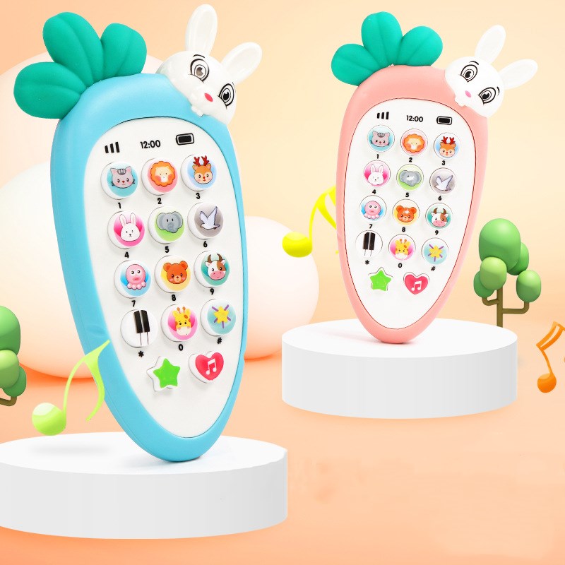 Interactive Baby Electronic Mini Phone Toy: Music, Learning & Simulation Fun