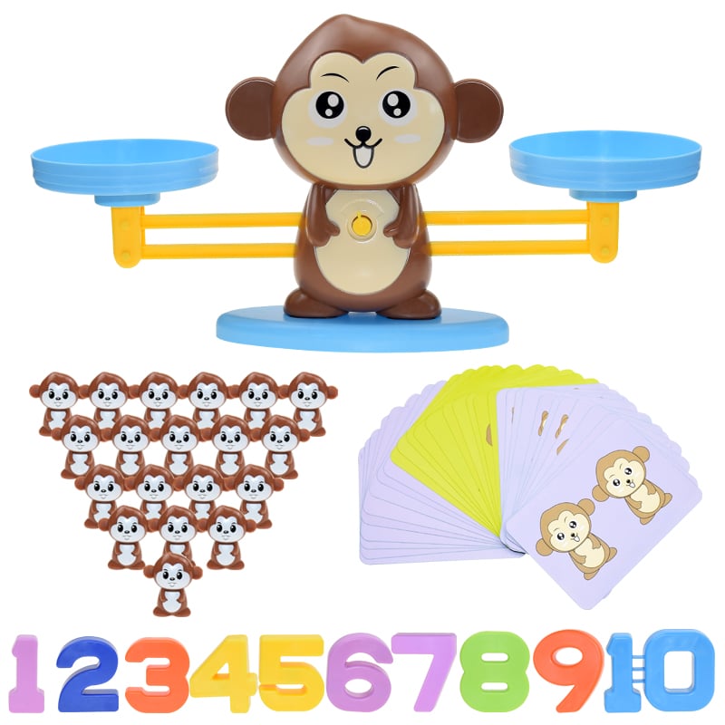 Educational Math Balance Game – Fun Number Learning STEM Toy for Kids Age 3+