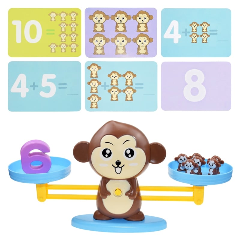 Educational Math Balance Game – Fun Number Learning STEM Toy for Kids Age 3+