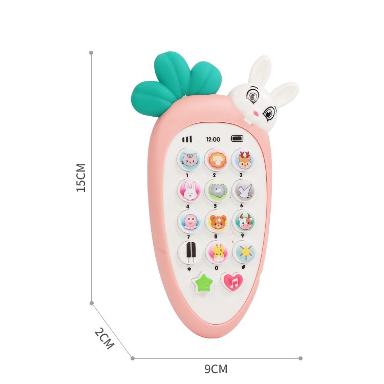 Interactive Baby Electronic Mini Phone Toy: Music, Learning & Simulation Fun