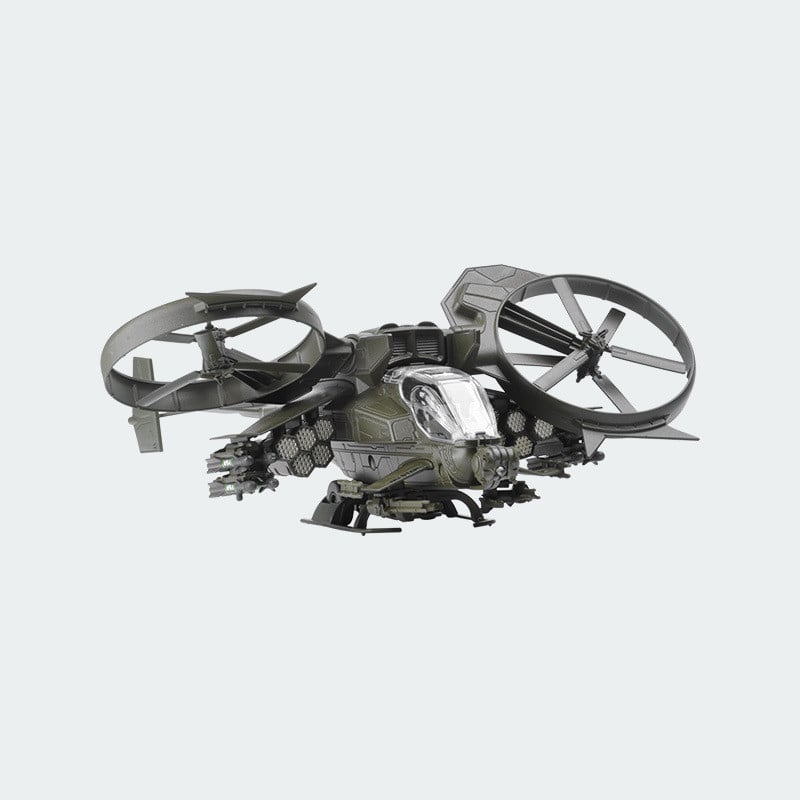 1:48 Scale Poison Scorpion Helicopter – Die-Cast Alloy Fighter Aircraft Collectible Military Model Toy