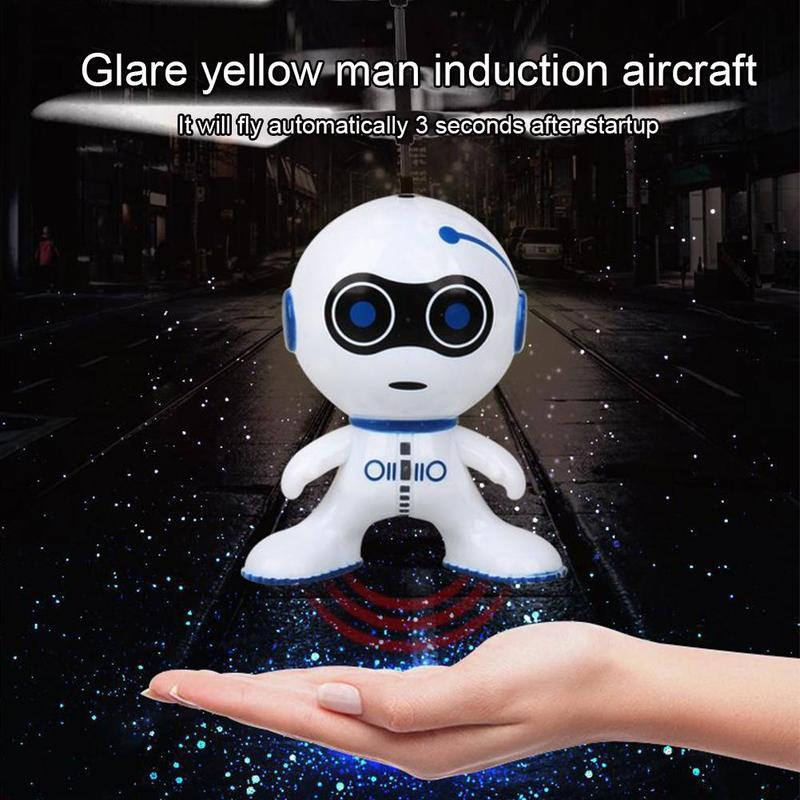 Rechargeable Electric Flying Robot Drone – Infrared Sensing, Mini Luminous Toy