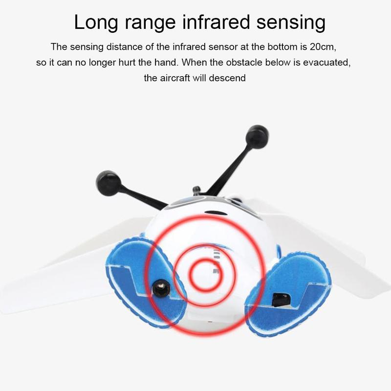 Rechargeable Electric Flying Robot Drone – Infrared Sensing, Mini Luminous Toy