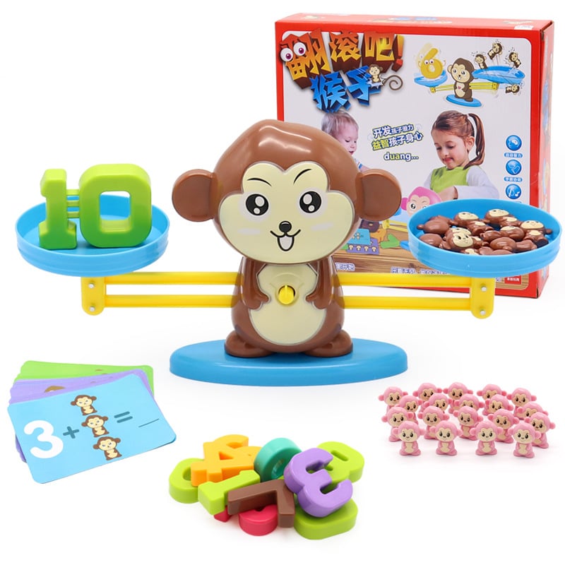 Educational Math Balance Game – Fun Number Learning STEM Toy for Kids Age 3+
