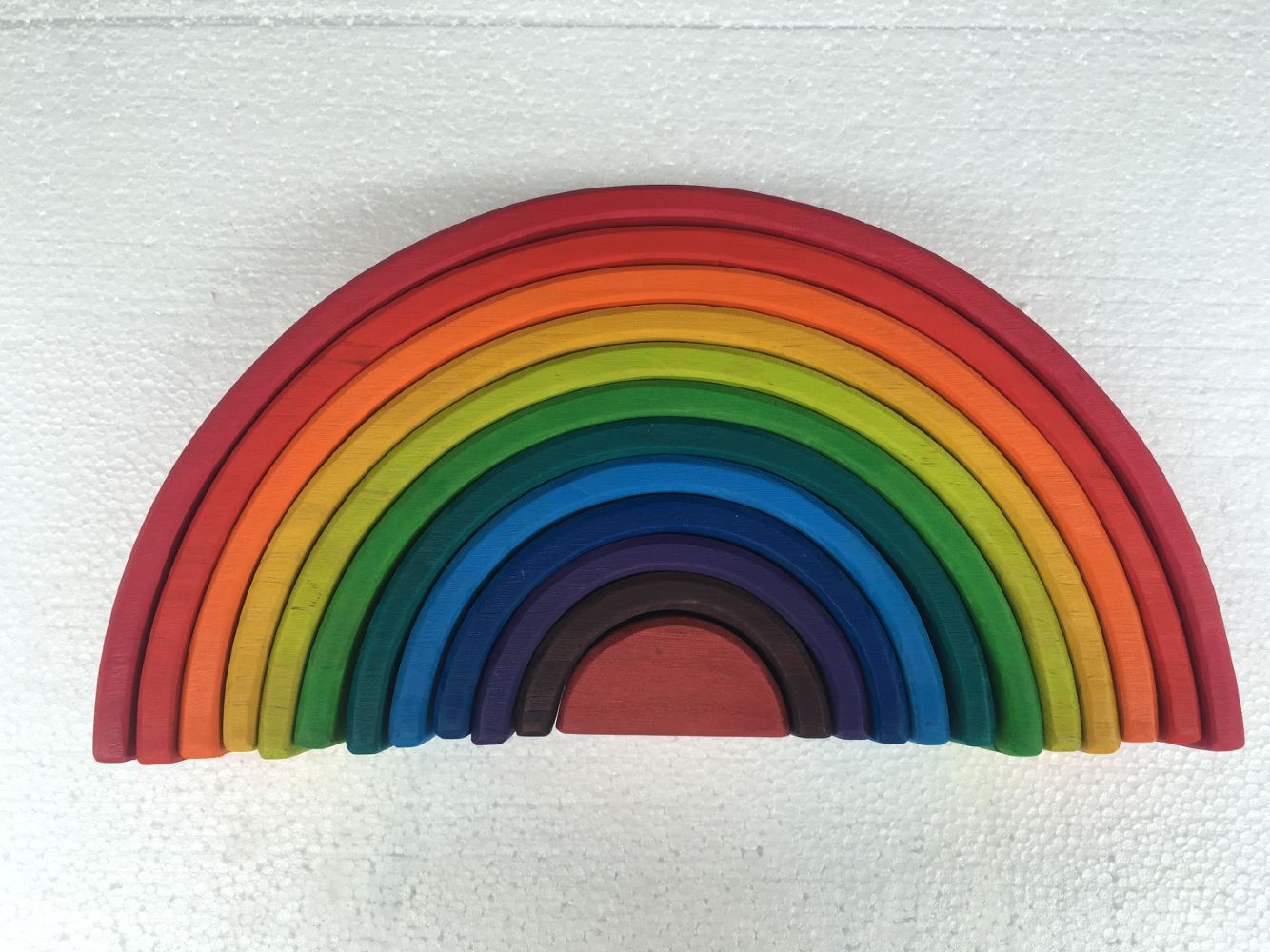 Rainbow Arch Bridge Puzzle & Building Blocks – Early Childhood Educational Toy