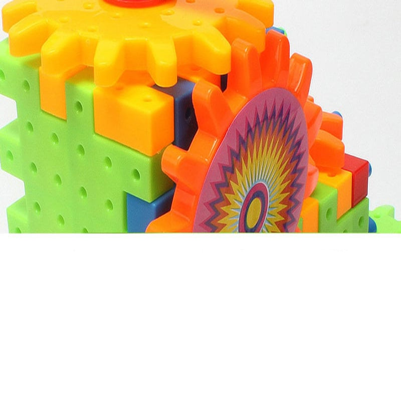 Electric Gears STEM Building Set 3D Brick Blocks Toy for Kids Learning Greater Toys Store