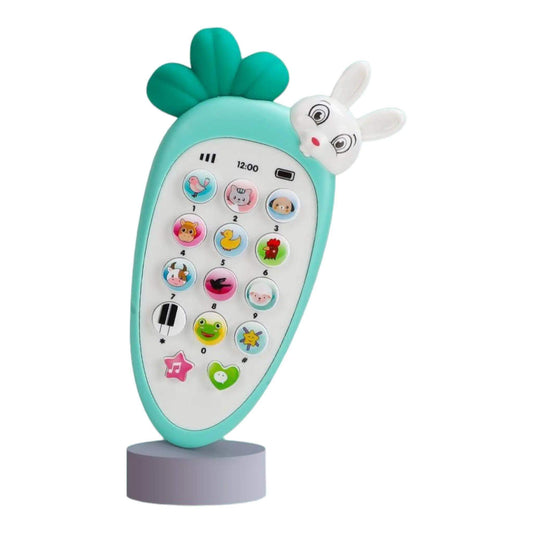 Children's interactive toy phone with cartoon character on a white background-Greater Toys Store