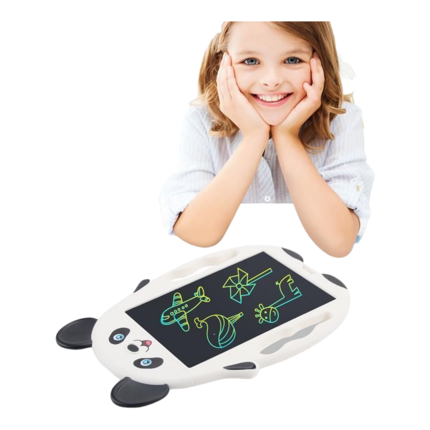 Panda LCD Electronic Drawing Board for Kids Interactive Doodle Writing Toddler Learning Toy Greater Toys Store