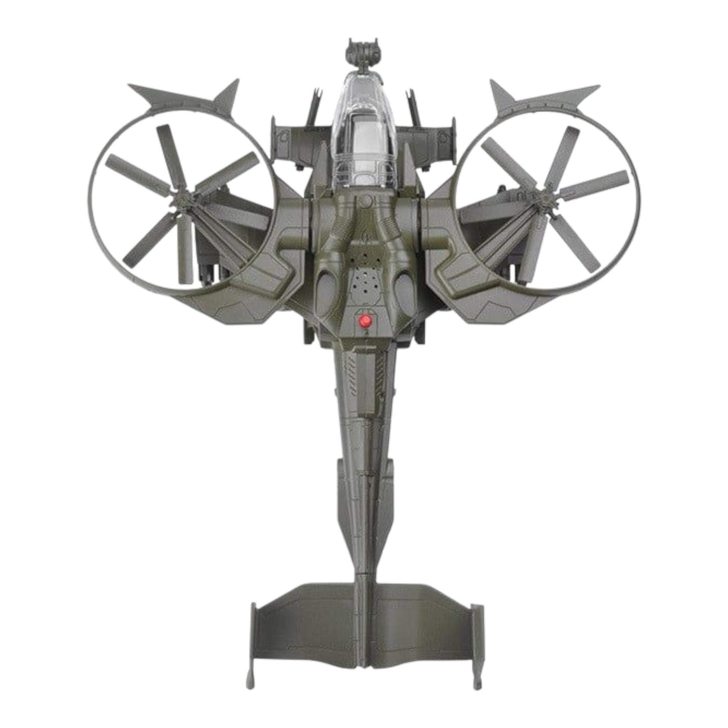 Model of a spaceship with propellers on a white background - Greater Toys Store