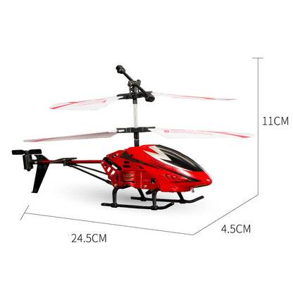 3.5-Channel Alloy Remote-Controlled Helicopter with Infrared Technology