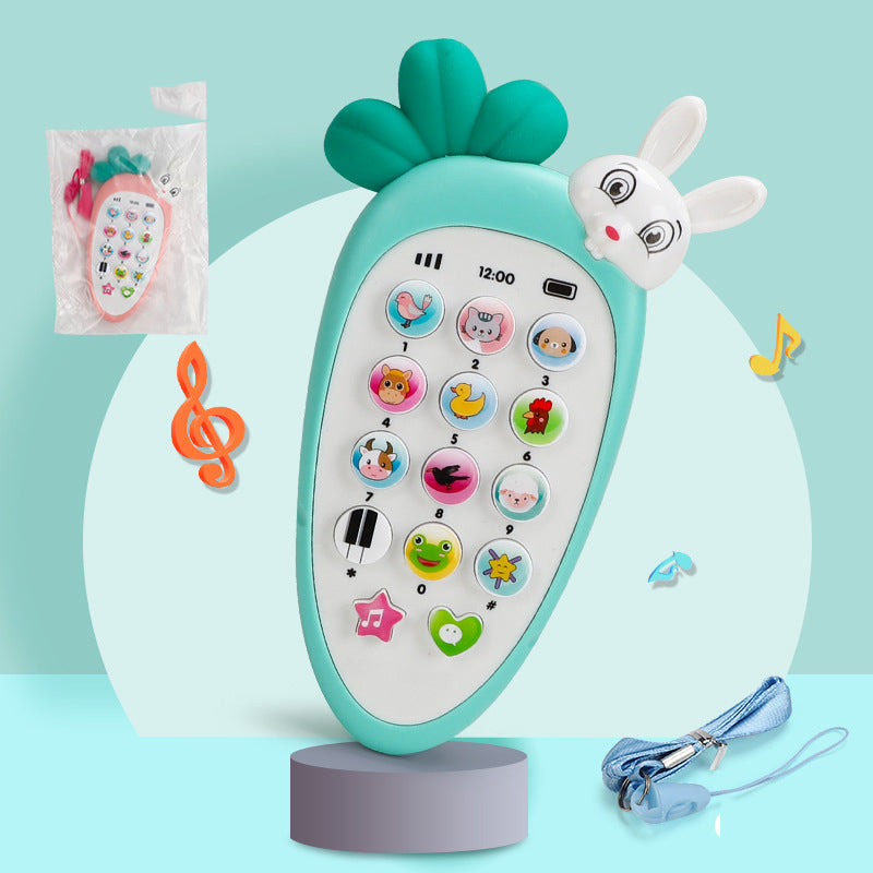 Interactive Baby Electronic Mini Phone Toy: Music, Learning & Simulation Fun