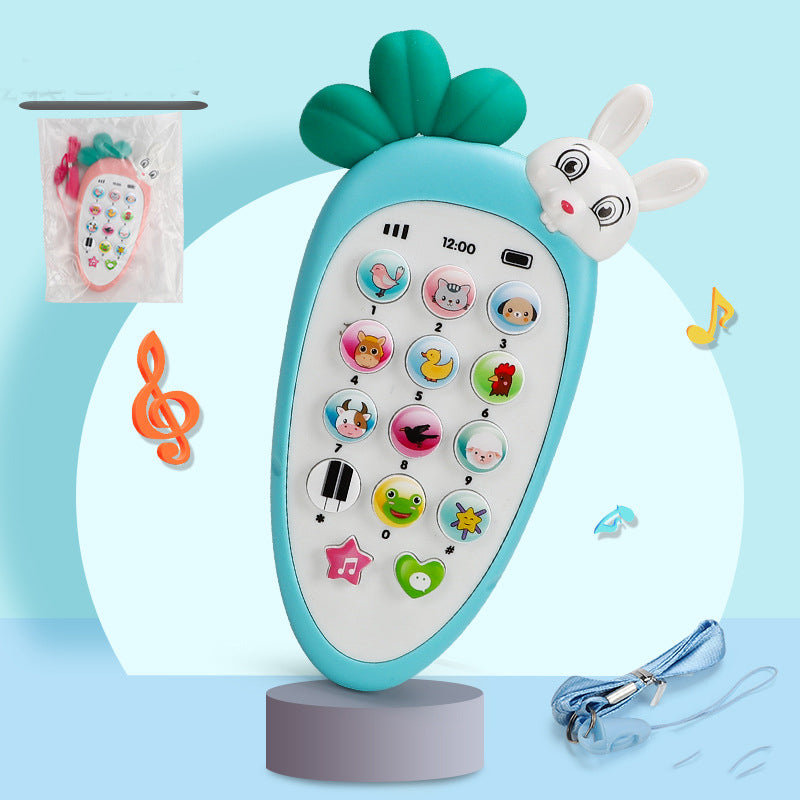 Interactive Baby Electronic Mini Phone Toy: Music, Learning & Simulation Fun