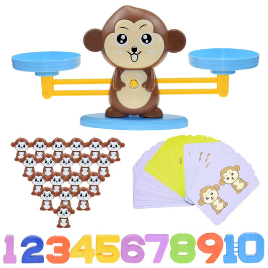 Educational Math Balance Game – Fun Number Learning STEM Toy for Kids Age 3+