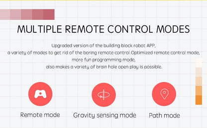 Interactive STEM Programmable Remote Control Robot Building Blocks Learning Kit