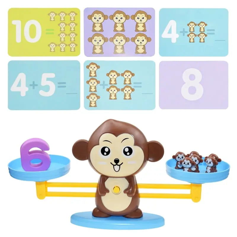 Educational Math Balance Game – Fun Number Learning STEM Toy for Kids Age 3+ - Greater Toys Store