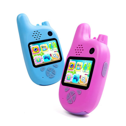 2-in-1 Mini Walkie-Talkie With Camera – HD Communication Toy for Kids