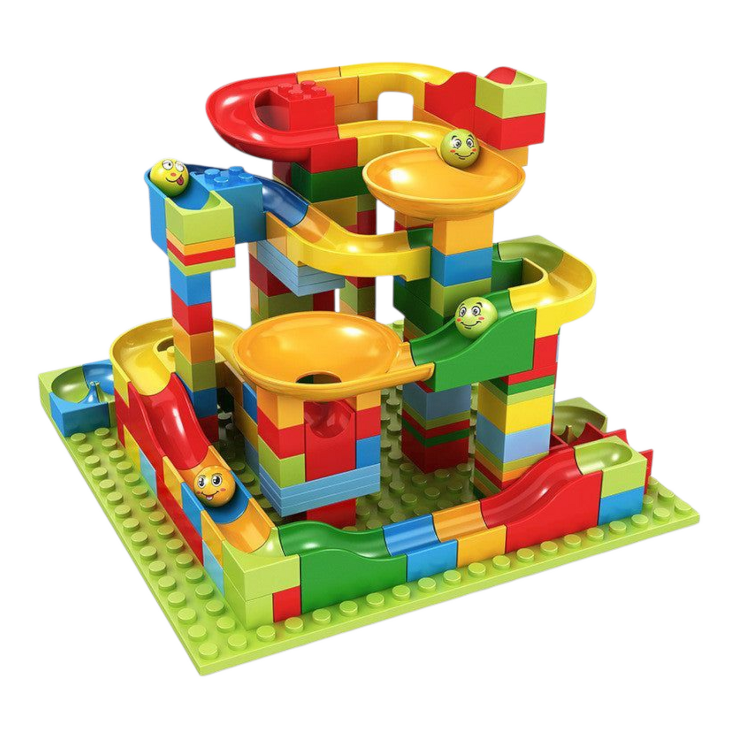 Kids Slide & Chute Ball Building Toy