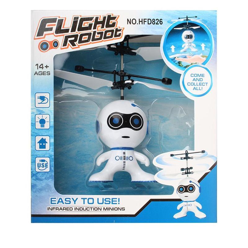 Electric Flying Robot Mini Drone in its package - Greater Toys Store