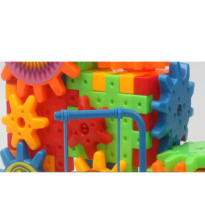 Electric Gears STEM Building Set 3D Brick Blocks Toy for Kids Learning Greater Toys Store