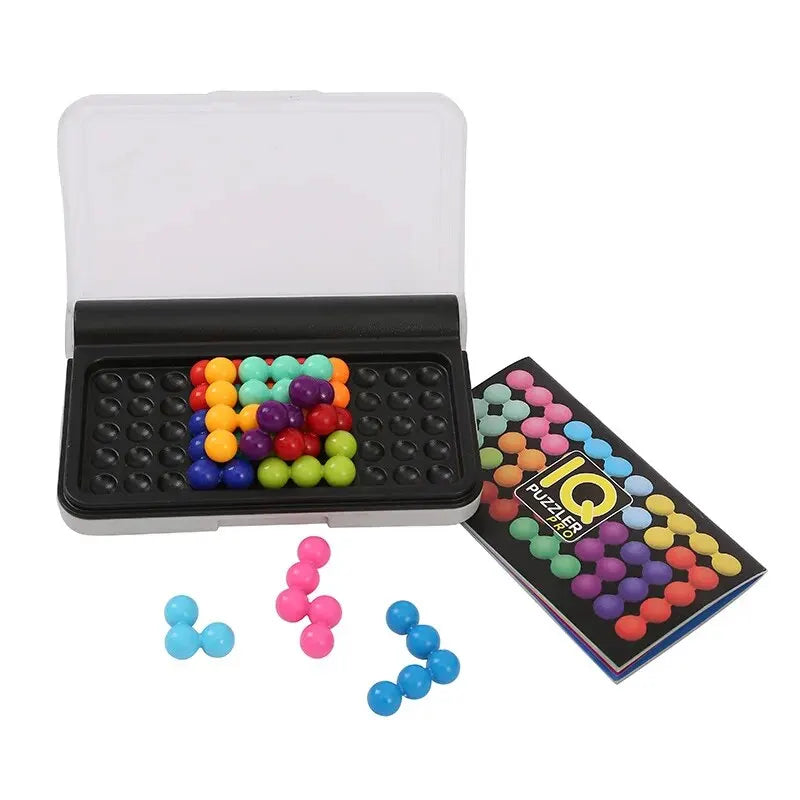 120 Challenges 2D & 3D Puzzle Board IQ Smart Game for All Ages