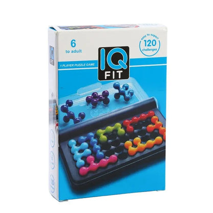 120 Challenges 2D & 3D Puzzle Board IQ Smart Game for All Ages