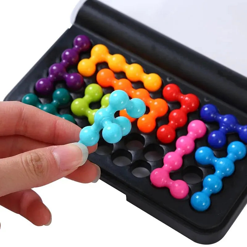 120 Challenges 2D & 3D Puzzle Board IQ Smart Game for All Ages