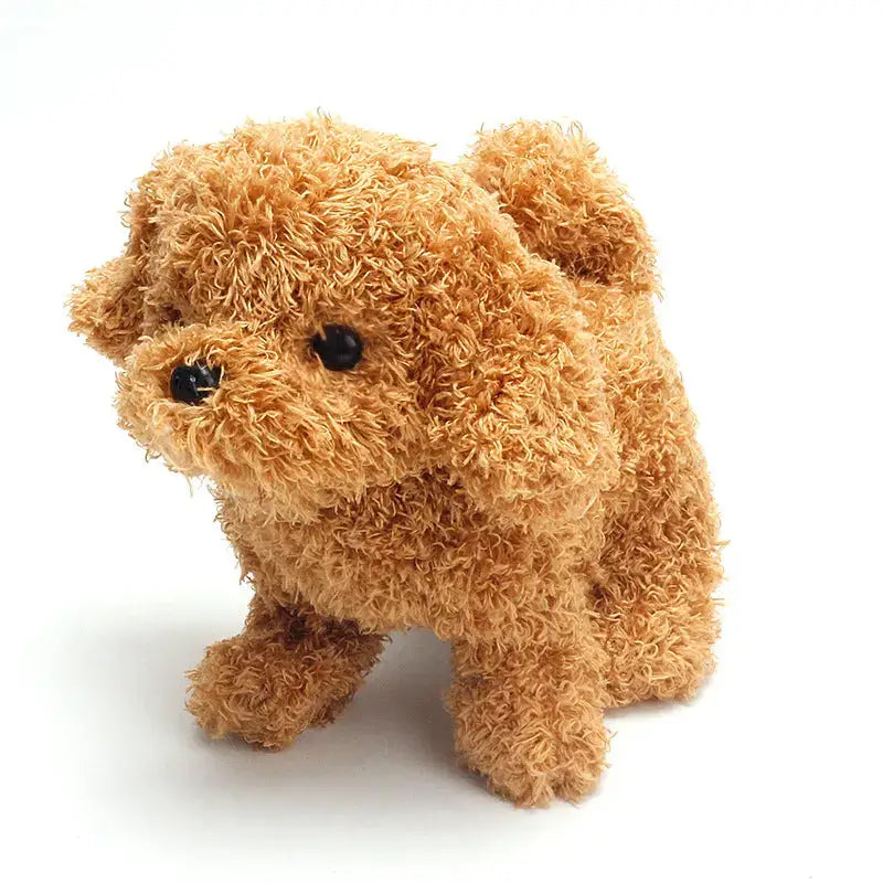 Brown teddy dog on a white background—Greater Toys Store