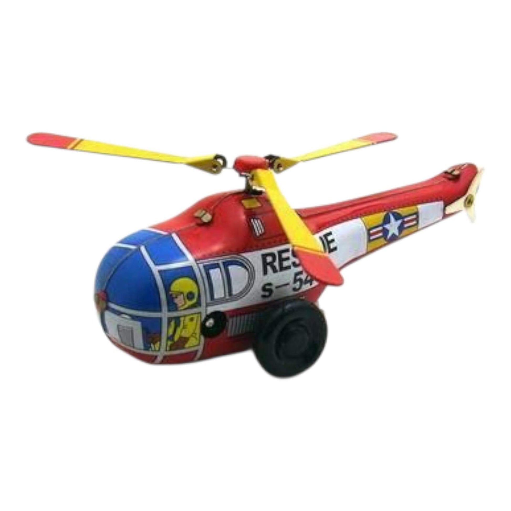 Toy helicopter with colorful design on a white background - Greater Toys Store