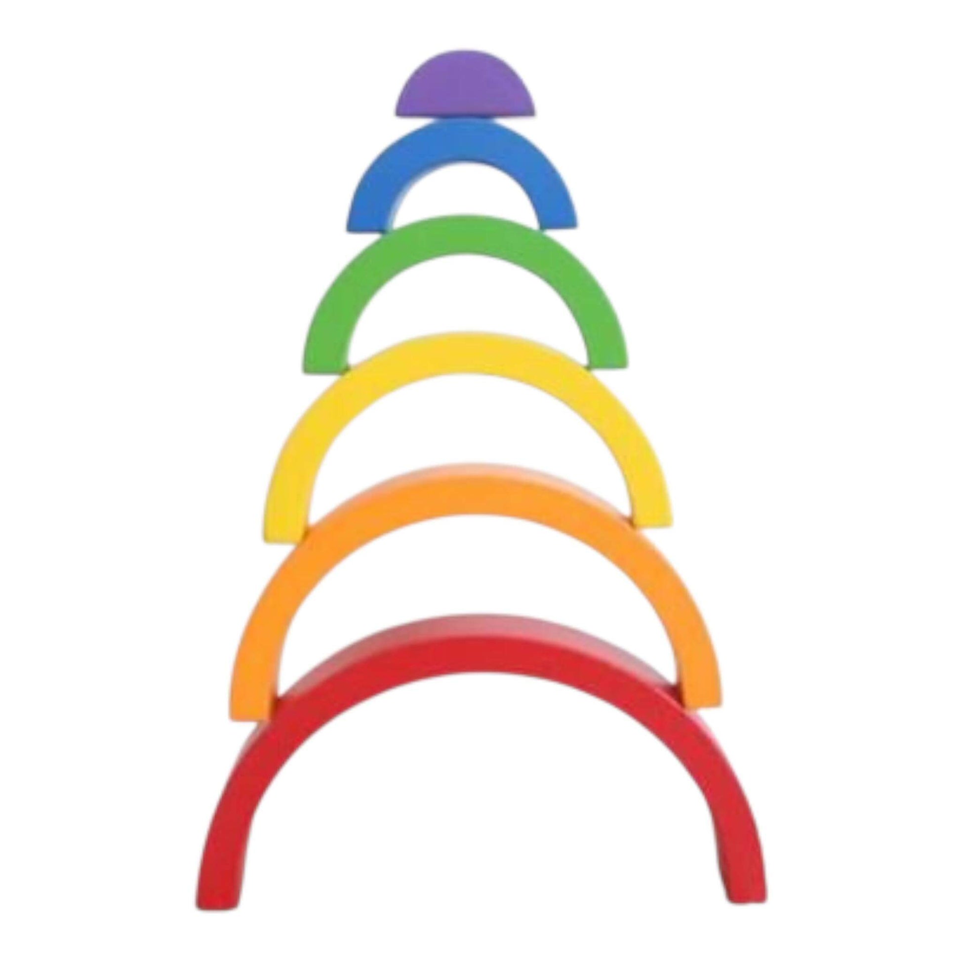 Set of colorful arch-shaped blocks on a white background—Greater Toys Store